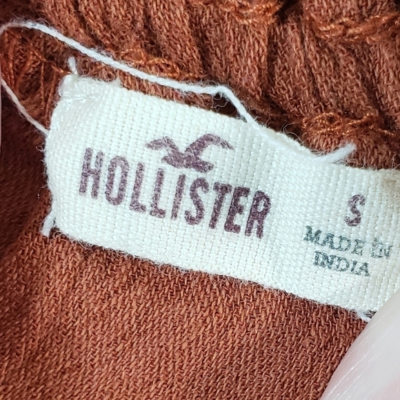 Hollister Bohemian Orange Blouse - Picture 5 of 5